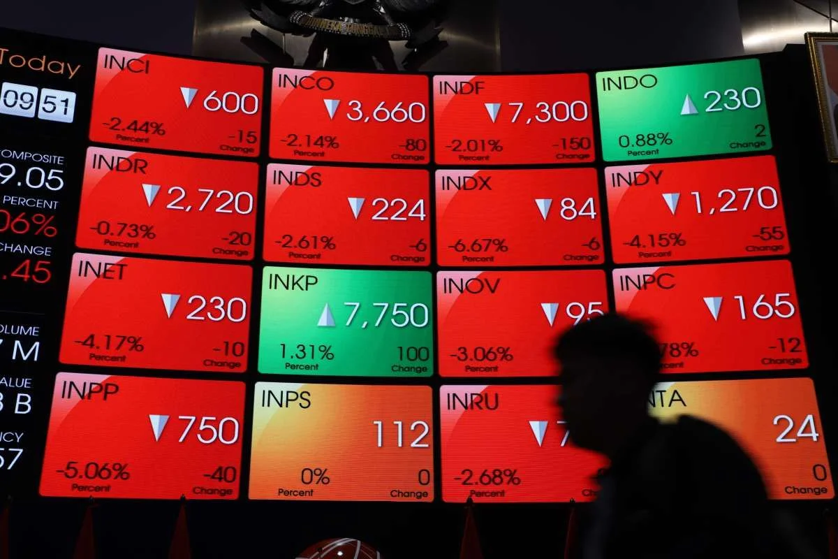 Sempat Dibuka Hijau, IHSG Jatuh Lagi ke Level 6.200
